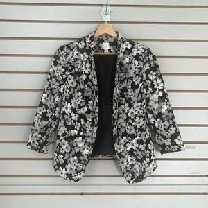 Floral blazer